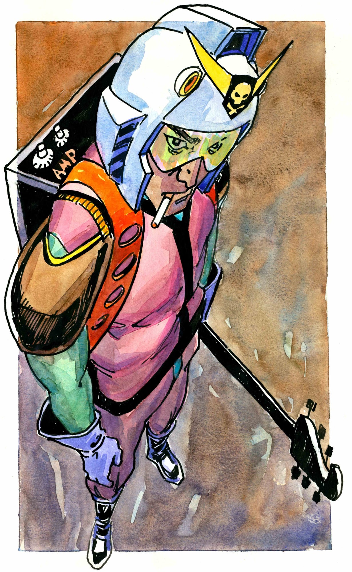regular, 2026 — watercolor painting by Ray Patrick