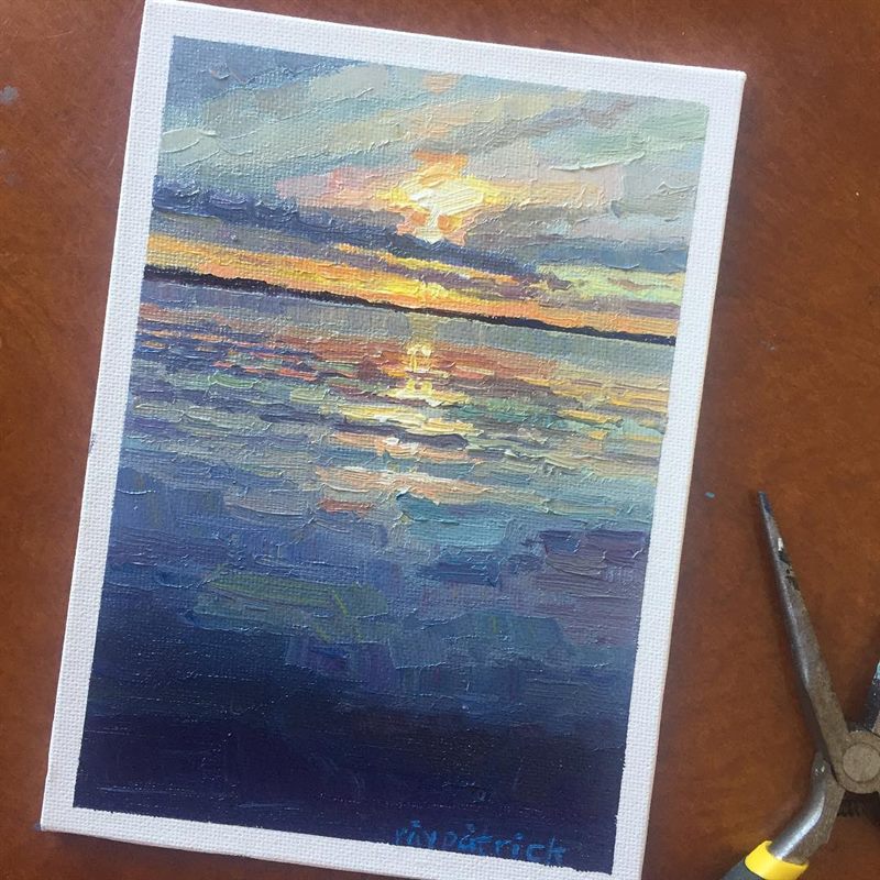 Sunsets, Seascapes — oil painting by Ray Patrick