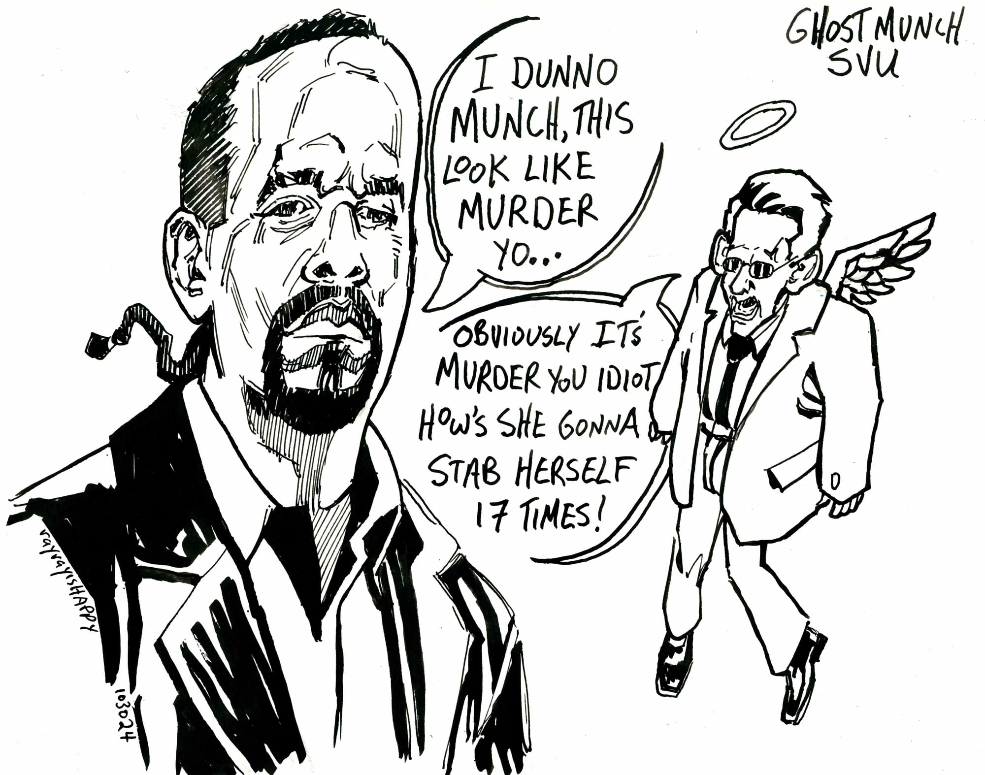 svu, 2026 — ink cartoon by Ray Patrick