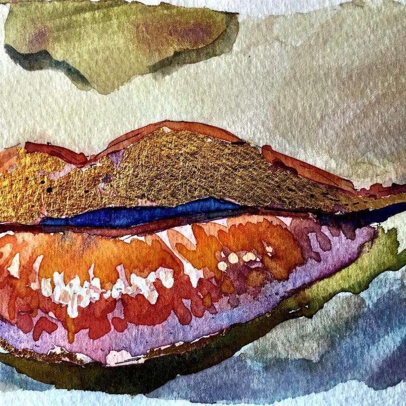 watercolor painting by Ray Patrick