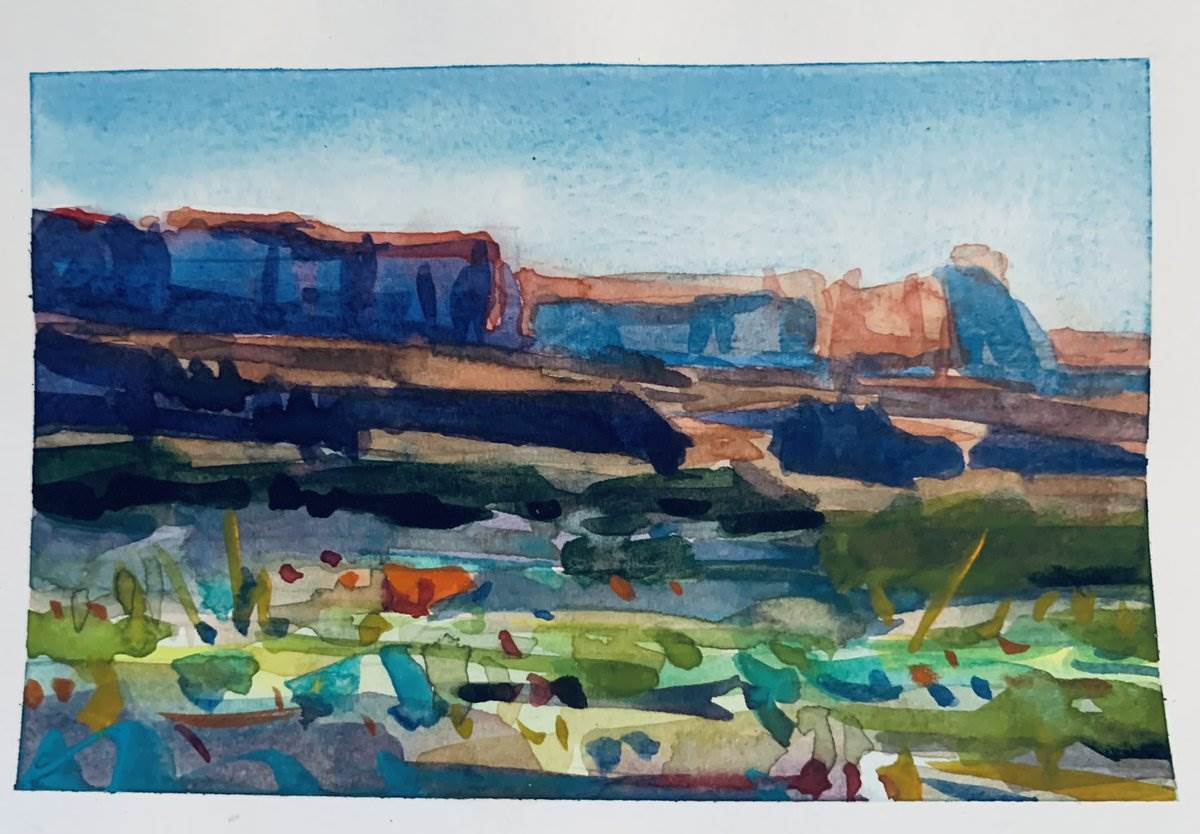 watercolor painting by Ray Patrick