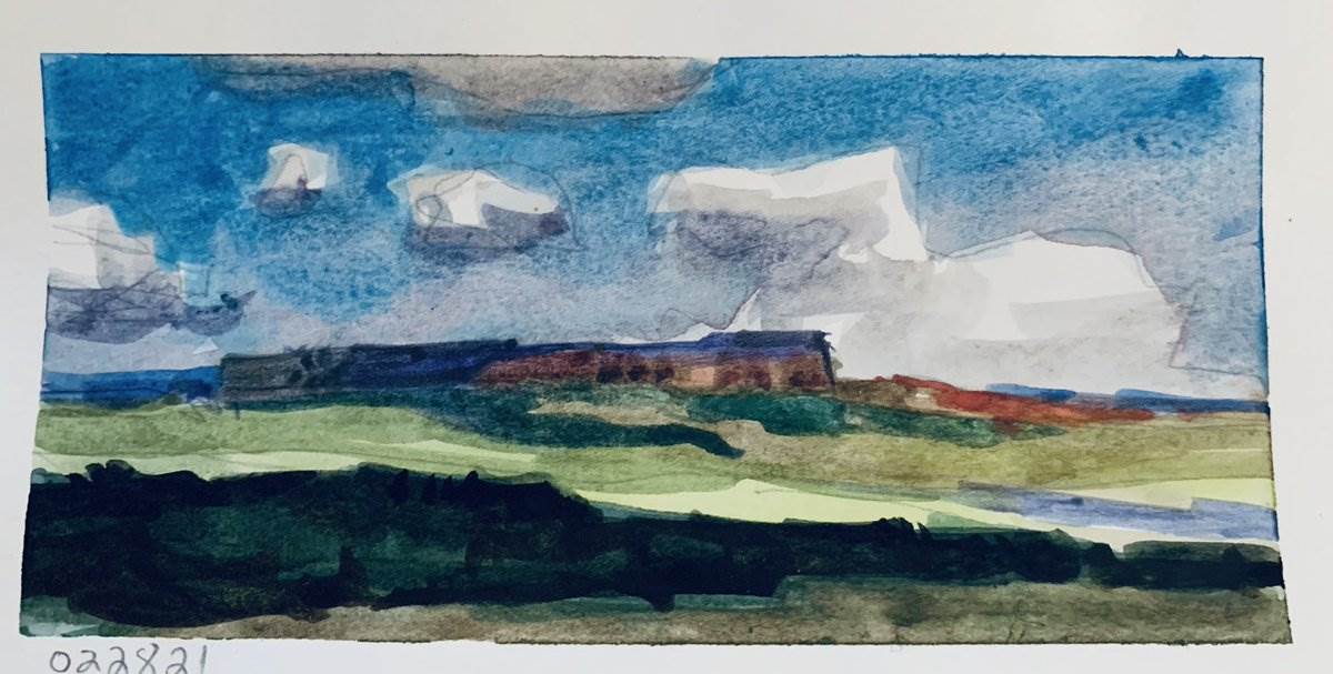 watercolor painting by Ray Patrick