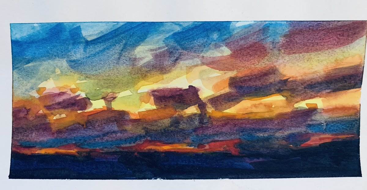watercolor painting by Ray Patrick