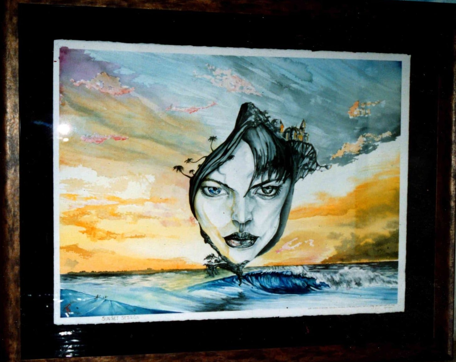 watercolor face_47, 2026 — watercolor painting by Ray Patrick