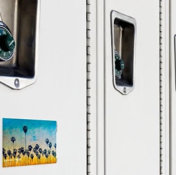 Fridge Magnet, locker — customized from one of Ray Patrick's paintings, made by @rayrayishappy at rayrayisHAPPY.com - Fashion, Landscapes, Palm trees, Pop art, Oil