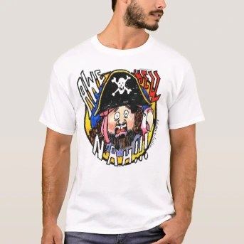 Men's Designer T-Shirt, front, worn — customized from one of Ray Patrick's paintings, made by @rayrayishappy at rayrayisHAPPY.com - Dick Masterson, Cartoons, Concept art, Watercolor